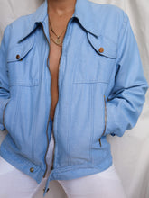 Load image into Gallery viewer, 70' baby blue jacket