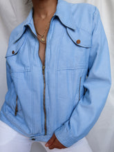 Load image into Gallery viewer, 70' baby blue jacket