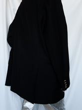 Load image into Gallery viewer, Black vintage blazer