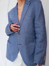 Load image into Gallery viewer, "Lucy" blue blazer
