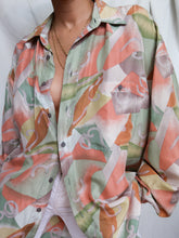Load image into Gallery viewer, "Sunset" silk shirt