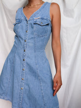 Load image into Gallery viewer, Vintage denim dress