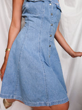Load image into Gallery viewer, Vintage denim dress