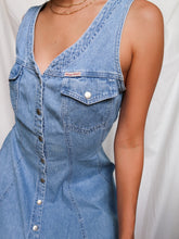 Load image into Gallery viewer, Vintage denim dress