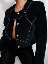 Load image into Gallery viewer, 80' suede leather jacket