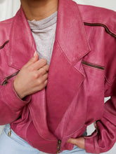 Load image into Gallery viewer, "Babe" leather jacket