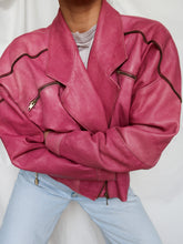 Load image into Gallery viewer, "Babe" leather jacket