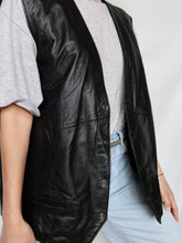 Load image into Gallery viewer, Biker leather vest