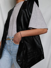 Load image into Gallery viewer, Biker leather vest