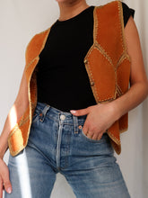 Load image into Gallery viewer, LIZ CARBONNE leather vest