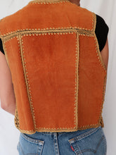 Load image into Gallery viewer, LIZ CARBONNE leather vest