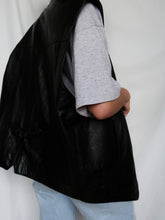 Load image into Gallery viewer, Biker leather vest