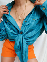 Load image into Gallery viewer, "Oceane" silk shirt