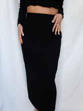 Load image into Gallery viewer, "Nina" Black long skirt