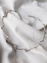 Load image into Gallery viewer, "Waves" sterling silver choker