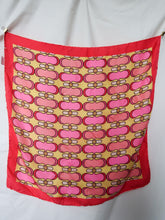 Load image into Gallery viewer, "Retro" silk scarf