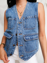 Load image into Gallery viewer, "Rocky" Denim vest