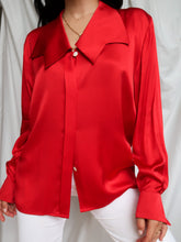 Load image into Gallery viewer, "Dracy" silk shirt
