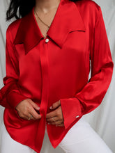 Load image into Gallery viewer, "Dracy" silk shirt