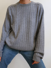 Load image into Gallery viewer, Light grey cashemre jumper