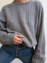 Load image into Gallery viewer, Light grey cashemre jumper