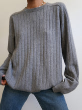 Load image into Gallery viewer, Light grey cashemre jumper