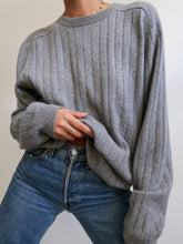 Load image into Gallery viewer, Light grey cashemre jumper