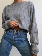 Load image into Gallery viewer, Light grey cashemre jumper