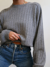 Load image into Gallery viewer, Light grey cashemre jumper