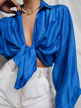 Load image into Gallery viewer, "Helene" silk shirt
