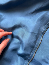Load image into Gallery viewer, blue petrol silk bombers