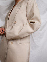 Load image into Gallery viewer, "Mia" ivory blazer