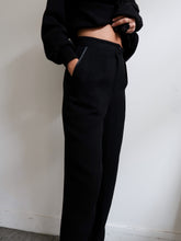 Load image into Gallery viewer, Black smocking pants