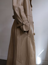 Load image into Gallery viewer, "Seventies" leather trench