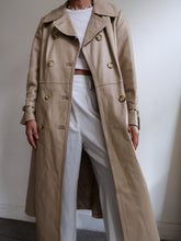 Load image into Gallery viewer, "Seventies" leather trench