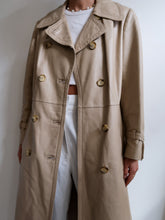 Load image into Gallery viewer, "Seventies" leather trench