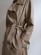 Load image into Gallery viewer, "Seventies" leather trench