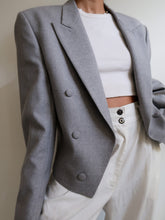 Load image into Gallery viewer, Grey tailored vest