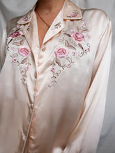 Load image into Gallery viewer, "Roses" silk pyjama