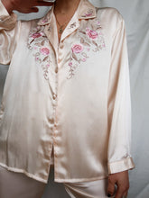 Load image into Gallery viewer, "Roses" silk pyjama