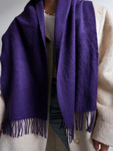 Load image into Gallery viewer, Cashmere purple scarf