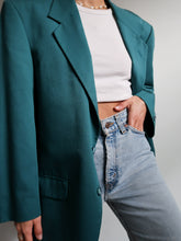 Load image into Gallery viewer, Petrol blue blazer
