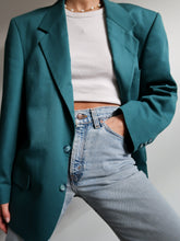 Load image into Gallery viewer, Petrol blue blazer