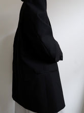 Load image into Gallery viewer, Black smoking blazer
