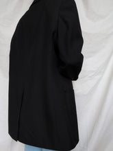 Load image into Gallery viewer, Black smoking blazer
