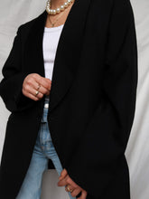 Load image into Gallery viewer, Black smoking blazer