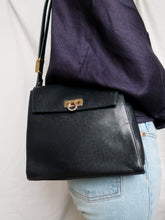 Load image into Gallery viewer, POURCHET navy bag