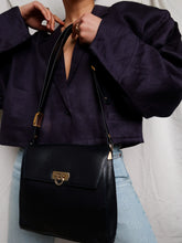 Load image into Gallery viewer, POURCHET navy bag