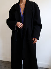 Load image into Gallery viewer, "Paris" black coat