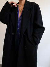 Load image into Gallery viewer, "Paris" black coat